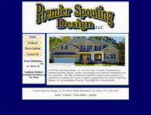 Tablet Screenshot of premierspouting.com
